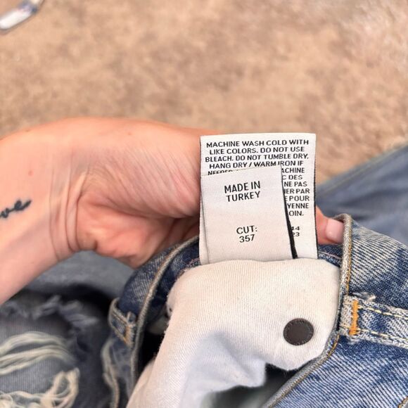 Boyish The TOMMY Womens Jeans Sz 28 Highrise Straight in GREAT DICTATOR - Picture 6 of 12